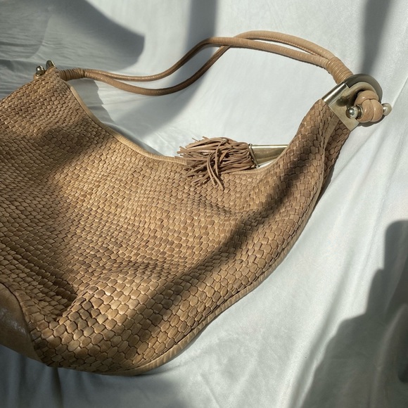 Perez Sanz 6212 Leather Woven Handbag - Vintage Leather - Picture 3 of 10